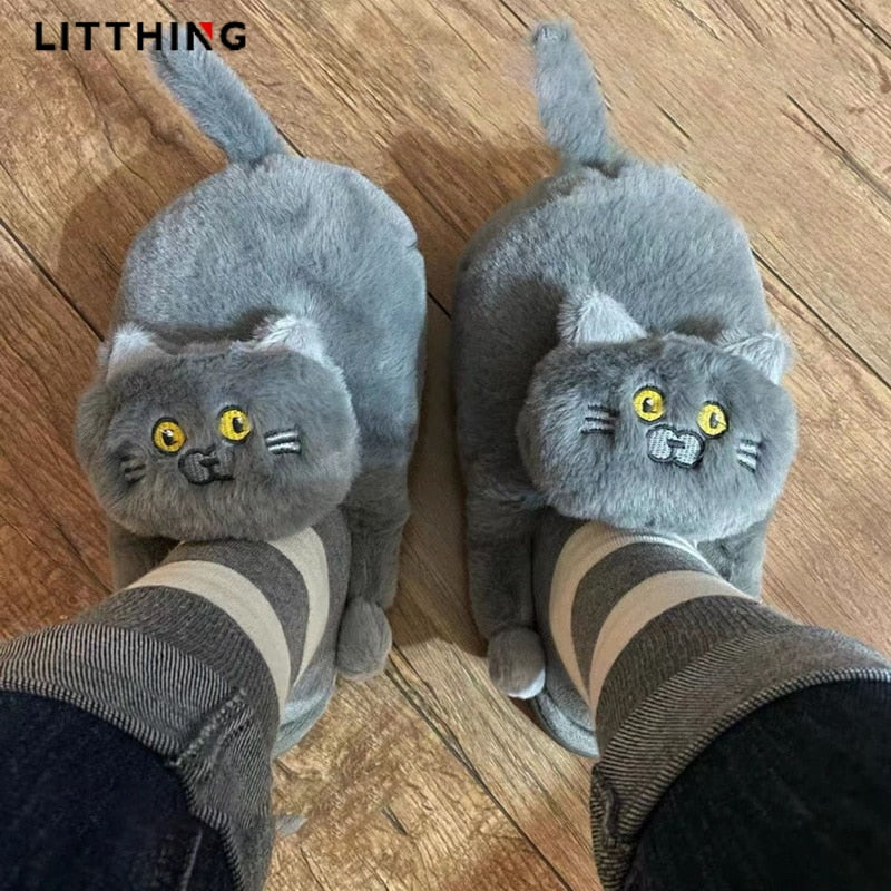 cat feet slippers