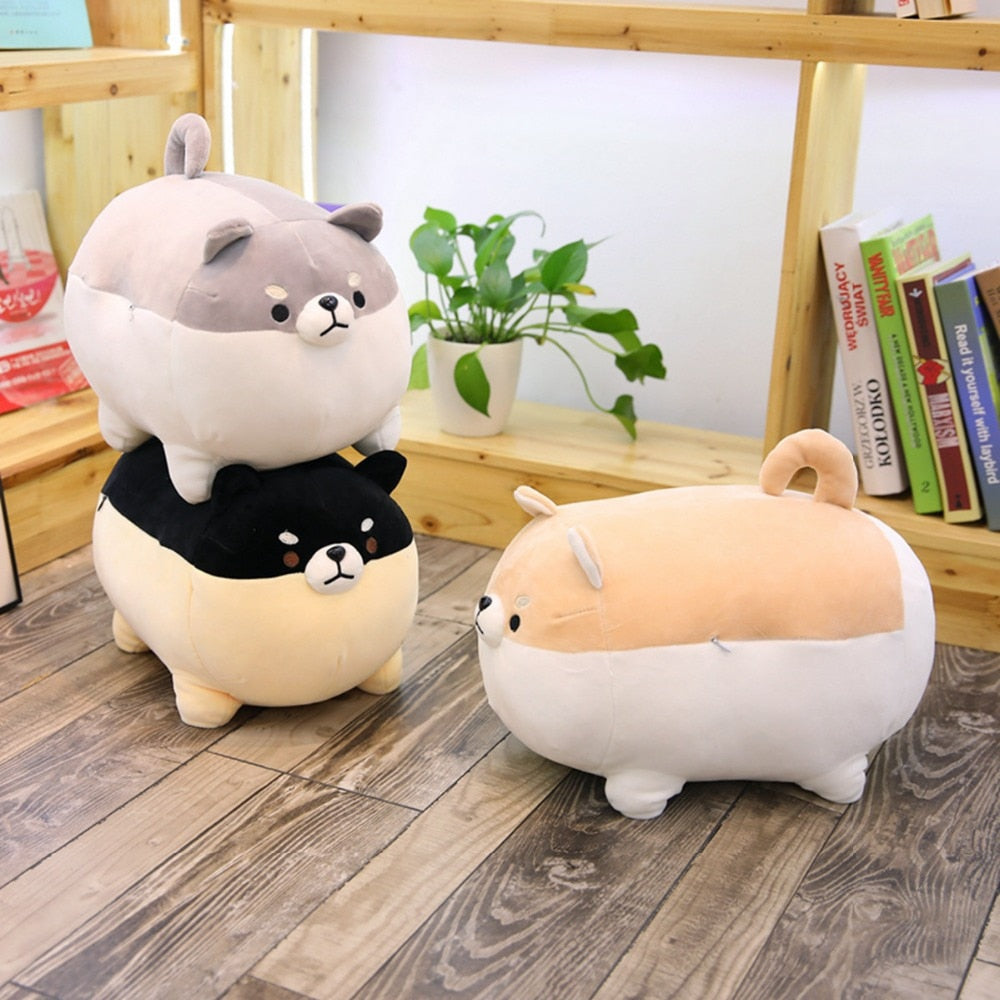 kawaii dog plush