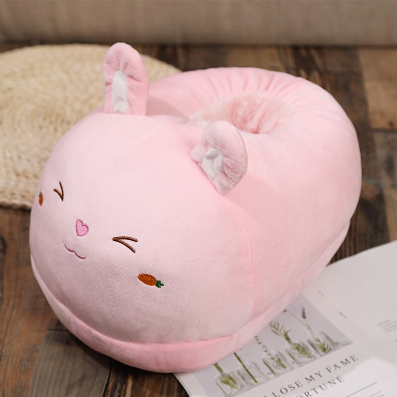 Kawaii Big Feet Warm Slippers