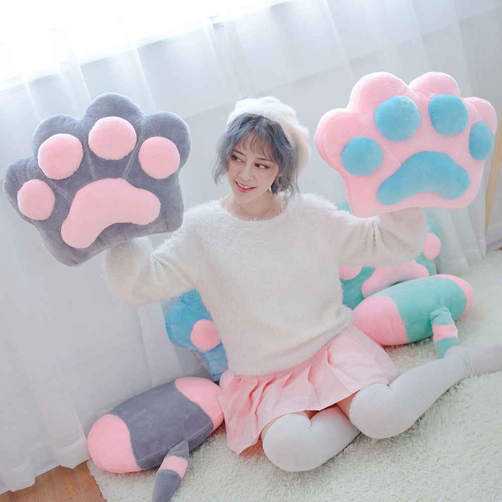 cat paw cushion