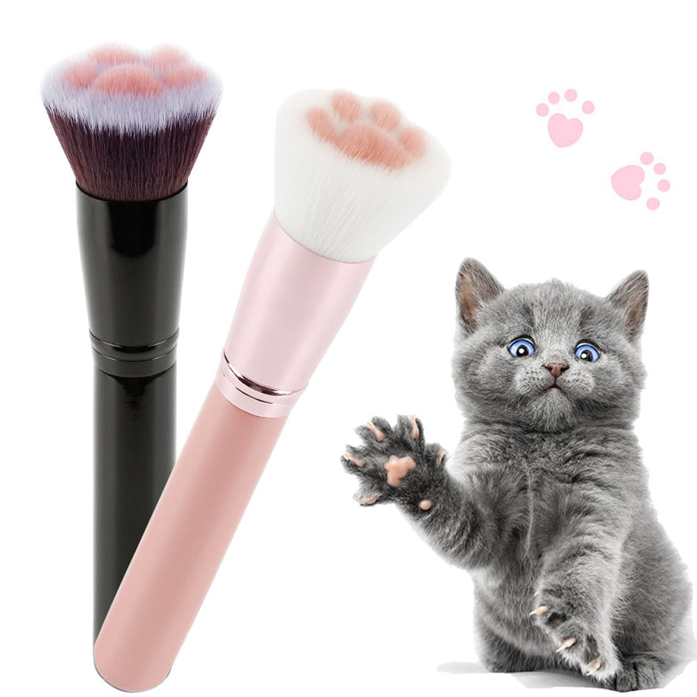 cat paw makeup brush